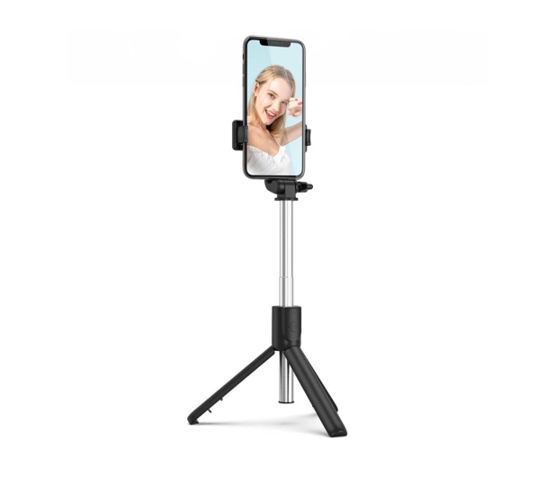 Wozinsky Selfie stick teleskopowy tripod 0.7m na telefon czarny WRY1S - 1487871 - zdjęcie 2